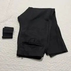 【破れあり】スーツ　パンツ　メンズ　ブラック スラックス　夏用