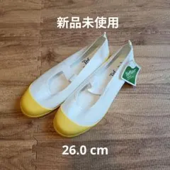 新品未使用 MOONSTAR 上履き 26.0 EE イエロー
