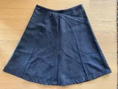 COMME CA ISM フレアスカート M ダークグレー