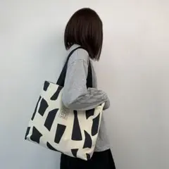 新品未使用！　トートバッグ　 北欧 　キャンバス　 　サブバッグ 01