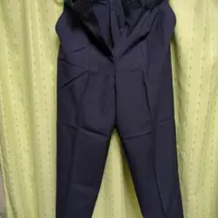 レディースネイビー ワークパンツ ウエストゴム付き