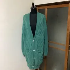 ロングカーディガン　ENJOY A PLEASANT LIFE