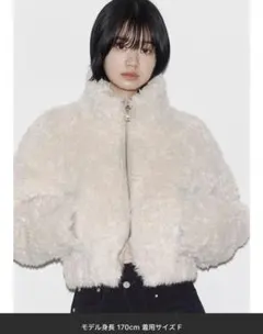 EMODA シングルミニボアブルゾン