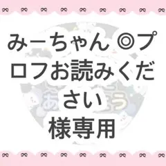 みーちゃん ◎プロフお読みください様専用