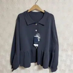 新品　タグ付　未使用　ラグアウト　rag out カーディガン　ペプラム　長袖のサムネイル