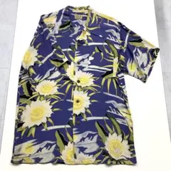 【希少】サンサーフ アロハシャツ 月下美人 L レーヨン M品番のサムネイル