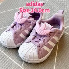 adidas スニーカー 14.0cm ラベンダー