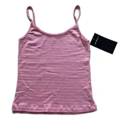 Brandy Melville ボーダー キャミソール パープル - メルカリ