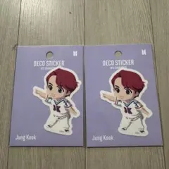 【公式】BTS ジョングク デコステッカー 2枚セット