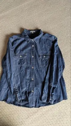 GLOBAL WORK デニム長袖シャツ Mサイズ