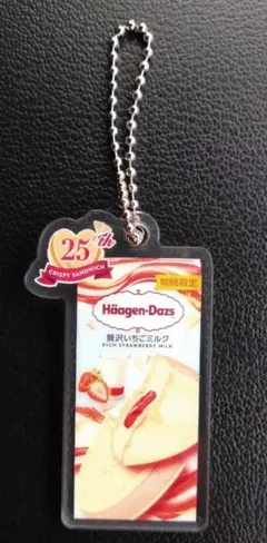 ハーゲンダッツ 25周年記念 ノベルティキーホルダーのサムネイル