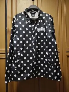 美品 NIKE ナイキ コーチジャケット ドット ブラック