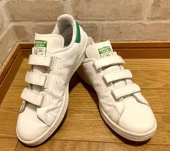 adidas スタンスミス ホワイト/グリーン ベルクロ
