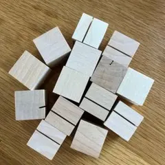 カードスタンド　木製ブロック 14個セット