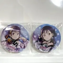 バンドリ 戸山香澄 星降るティーパーティー ホログラム缶バッジ 2点