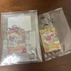 【アイカツ】ガチャガチャ　だれでもアクリルチャーム　大空あかり&新条ひなき　2点