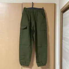 カーゴパンツ オリーブグリーン 150cm