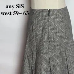 any SiS エニシス　スカート　チェック　柄　フレア　025