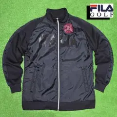 /フィラゴルフ 防風ジップジャケット【ブラック/LL】美品！