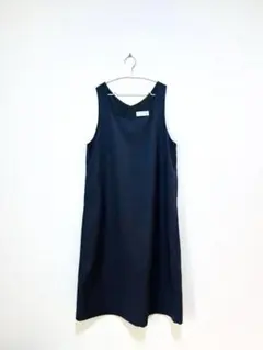 20SS マーガレットハウエル MHL ポプリン ワンピース ジャンスカ 黒 20SS マーガレットハウエル MHL ポプリン ワンピース ジャンスカ 黒