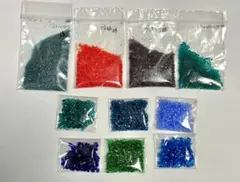 ガラスカレット 10点 묶음 판매 レジン ハンドクラフト素材