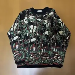 GU グラフィックニットプルオーバー beautiful people