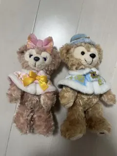 ダッフィー シェリーメイ ぬいぐるみバッジ 2013年 冬 カラーオブクリスマス