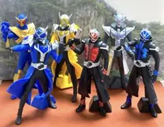 ア*ス様 HGシリーズ 仮面ライダーウィザード　6体セット フィギュア　玩具