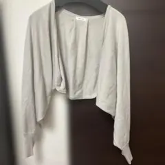 FRAY I.D クロップドカーディガン　グレー
