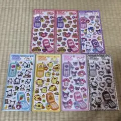 最安✨即購入⭕️平成はっぴーフォン　サンリオ　7枚セット