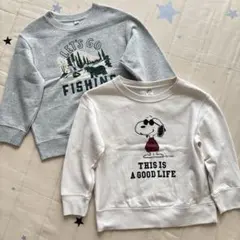 ユニクロ スエット2枚セット 110サイズ