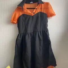 ハロウィン 仮装 かぼちゃ ワンピース 魔女 帽子