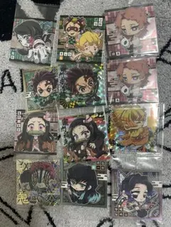 鬼滅の刃 ウエハース　ホログラムステッカー 12枚セット