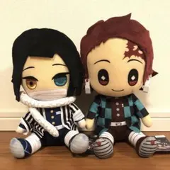 鬼滅の刃　BIGぬいぐるみ　竈門炭治郎 伊黒小芭内　2個セット