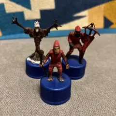 ペプシ　ボトルキャップフィギュア　猿の惑星　2001年　3体セット