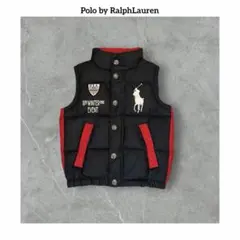 ★ ポロ ラルフローレン POLO ビッグポニー 刺繍 USA ダウンベスト