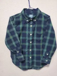 Baby GAP　グリーンチェックシャツ