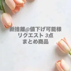 断捨離@値下げ可能様 リクエスト 3点 まとめ商品