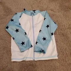 ラッシュガード 95 男の子 長袖 UV対策 星柄
