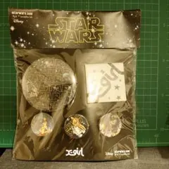 STAR WARS x-girlコラボ ピンバッジ 5個セット 缶バッチ