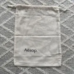 Aēsop 大サイズ　巾着袋　（約）縦44cm×横35cm