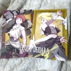 【ラスト】サソリ＆デイダラ ポストカード 忍伝冒険譚