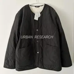 【新品】 アーバンリサーチ 裏ボア リバーシブル中綿ノーカラージャッケット M