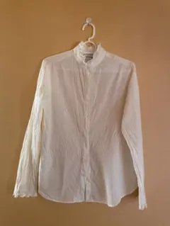 ユニクロ　イネス　フリルコットンブラウス