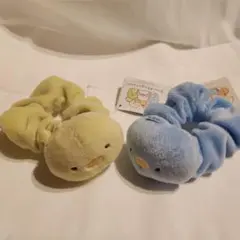 すみっコぐらし マスコット付きシュシュPart1 ぺんぎん？　ぺんぎん　Set