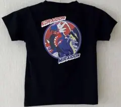 新品　ポケモン コライドン ミライドン Tシャツ黒120