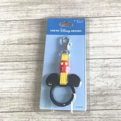 新品　TDR ディズニーリゾートライン ミッキー つり革 キーチェーン カラビナ