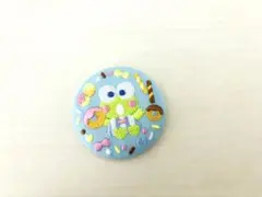 サンリオ　刺繍缶バッジ　けろけろけろっぴ