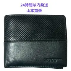 【値下げ中‼️】KANSAI YAMAMOTO メンズ 二つ折り財布 黒のサムネイル