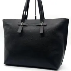 【極美品】フルラ ジョーヴェ トートバッグ レザー A4可　肩掛け ブラック